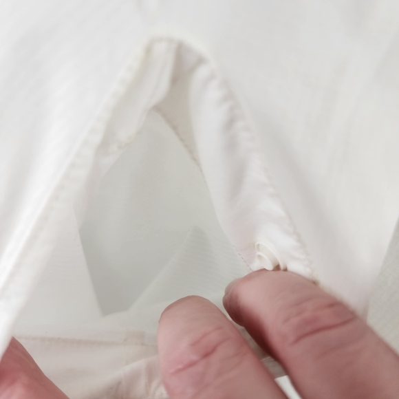 Lululemon Stow N Go Jacket Off White Sheer Size 8 Lightweight Packable Hooded - Picture 9 of 16